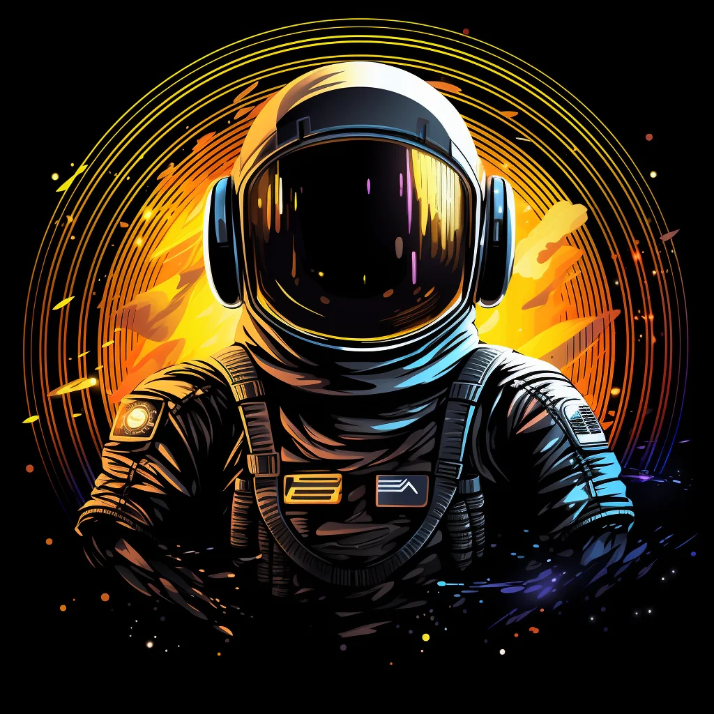 Black Tee render. Design Combine Bitcoin logo flying