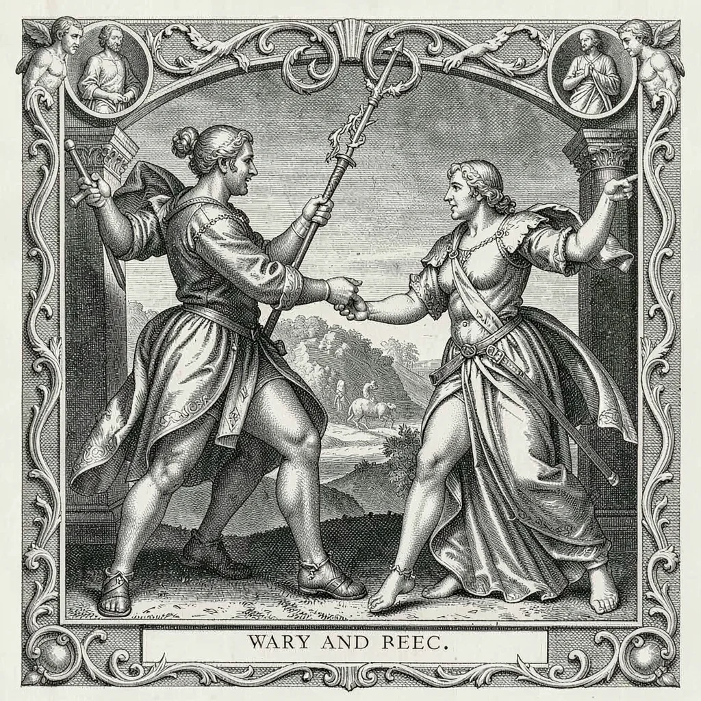 War and Peace as opposing figures