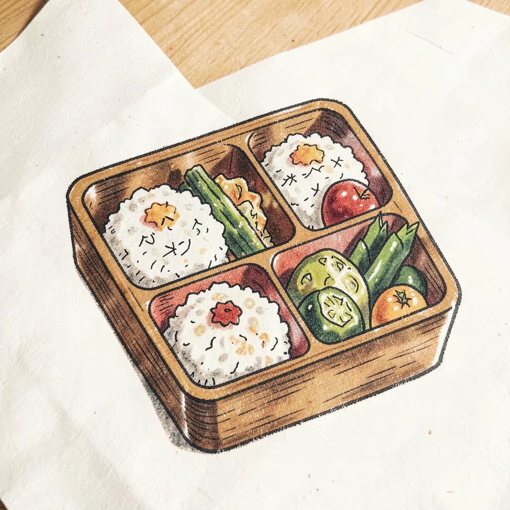 Bento box lunch