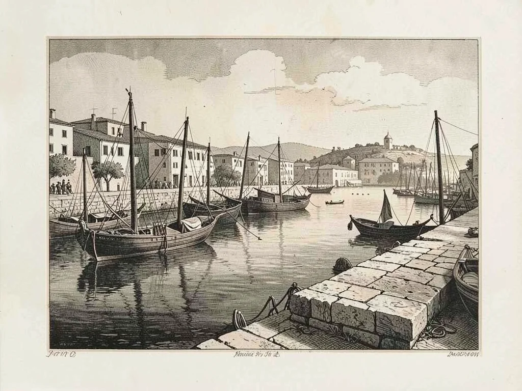 Mediterranean harbor