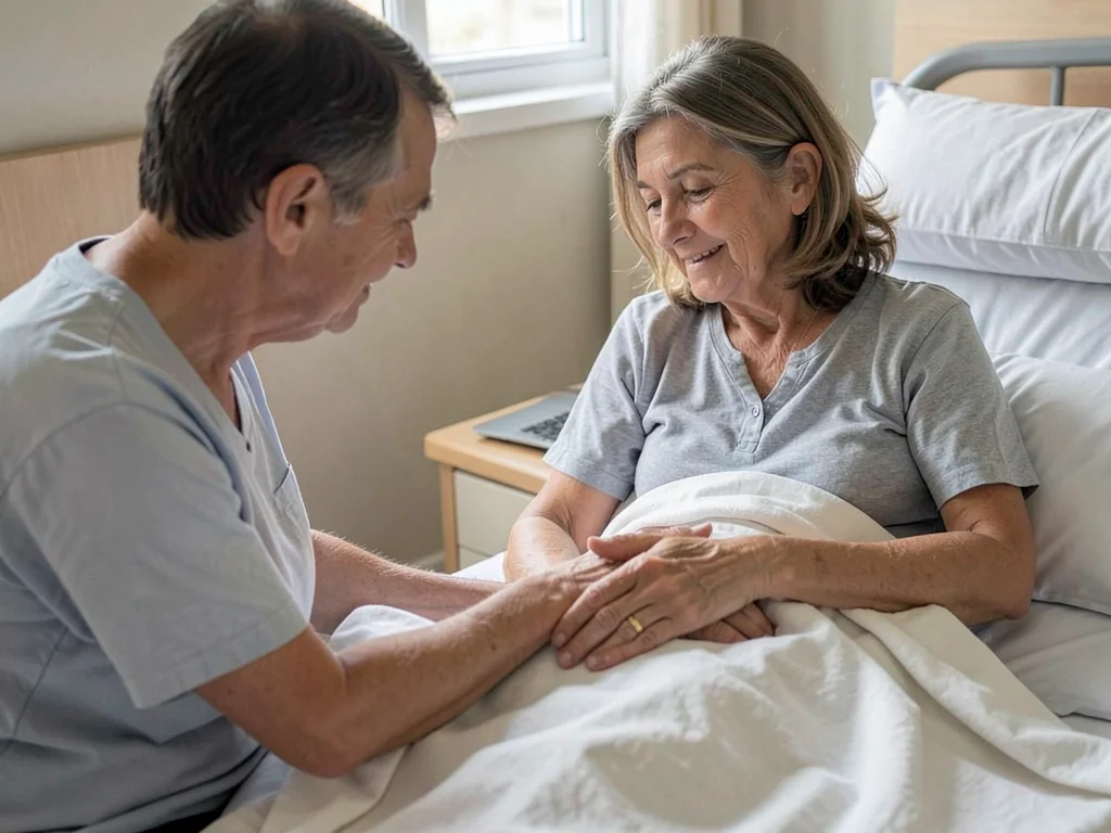 Hospice bedside moment