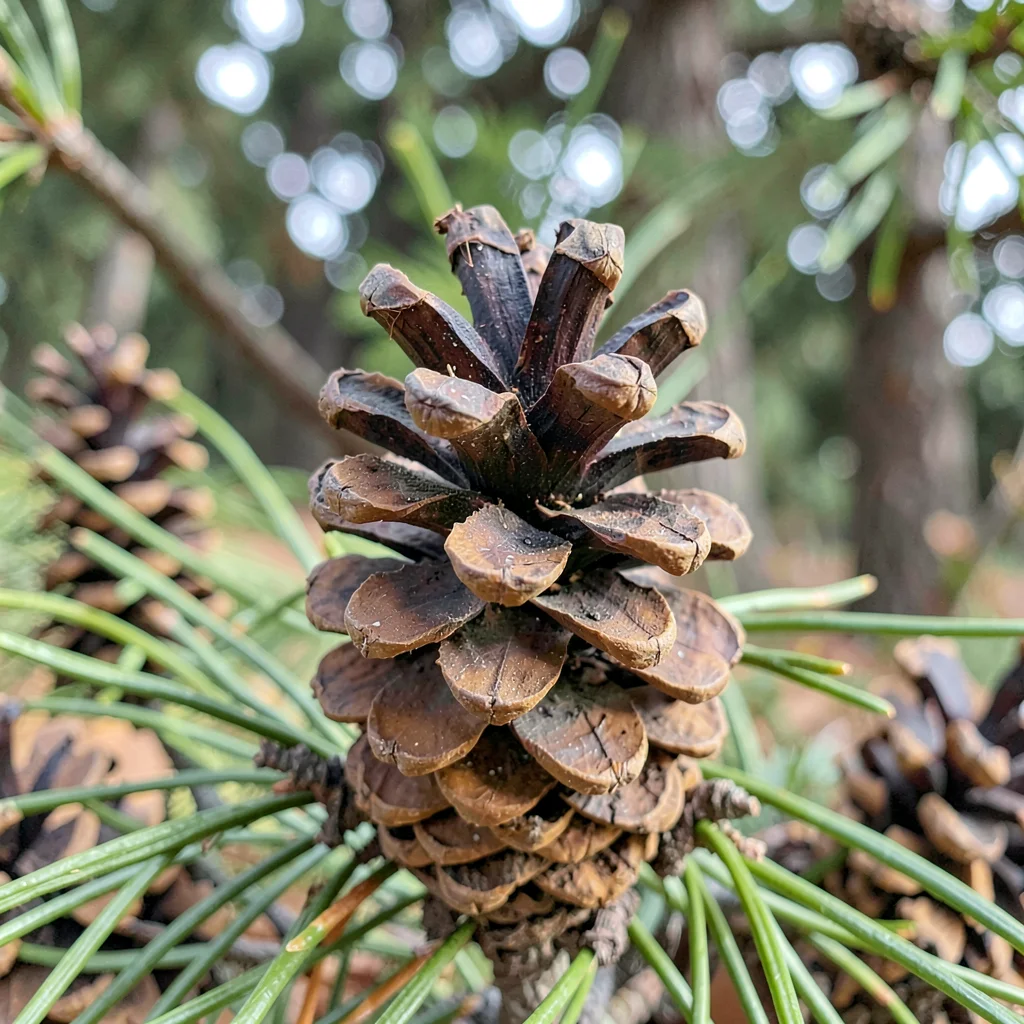 Pine cone scales