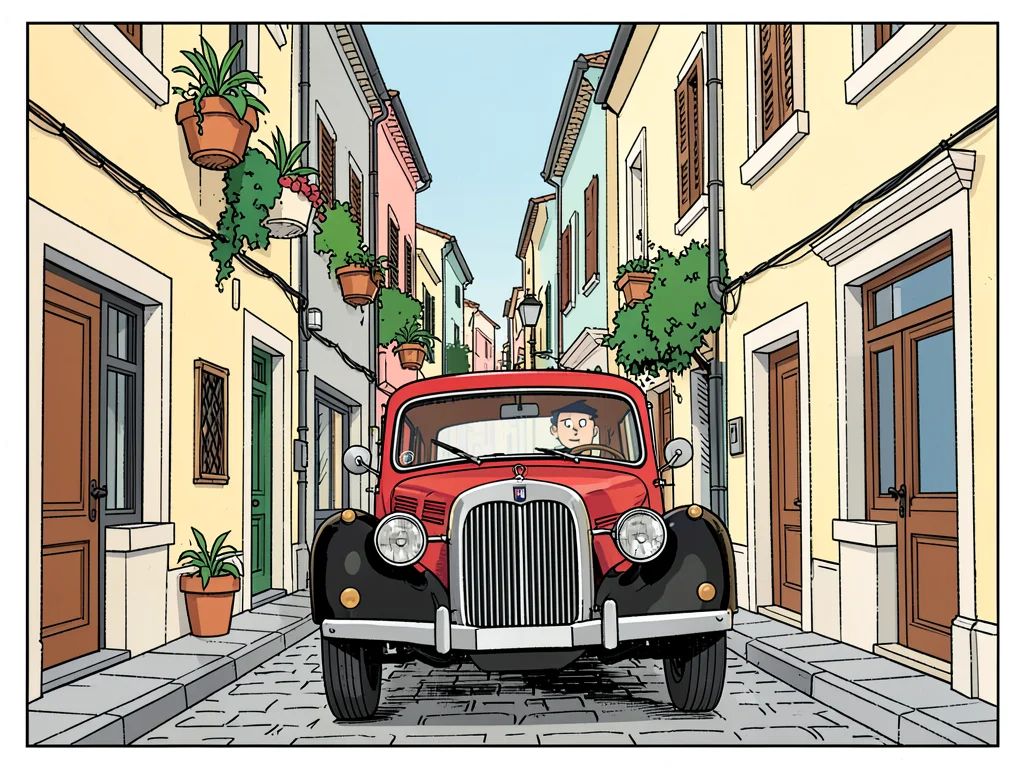 Mediterranean car chase