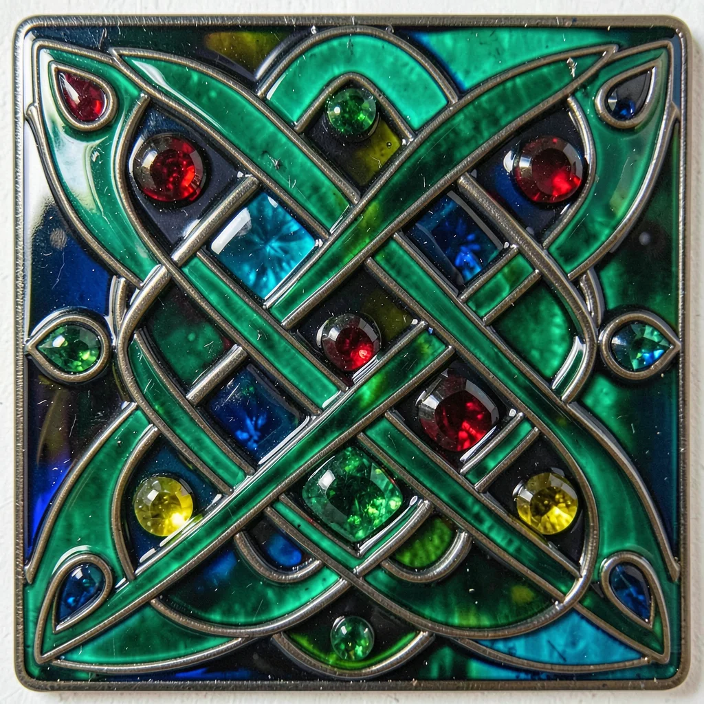 Cloisonne Celtic knotwork
