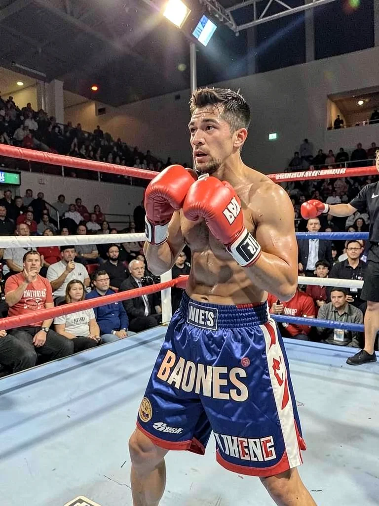 Boxer in corner between rounds