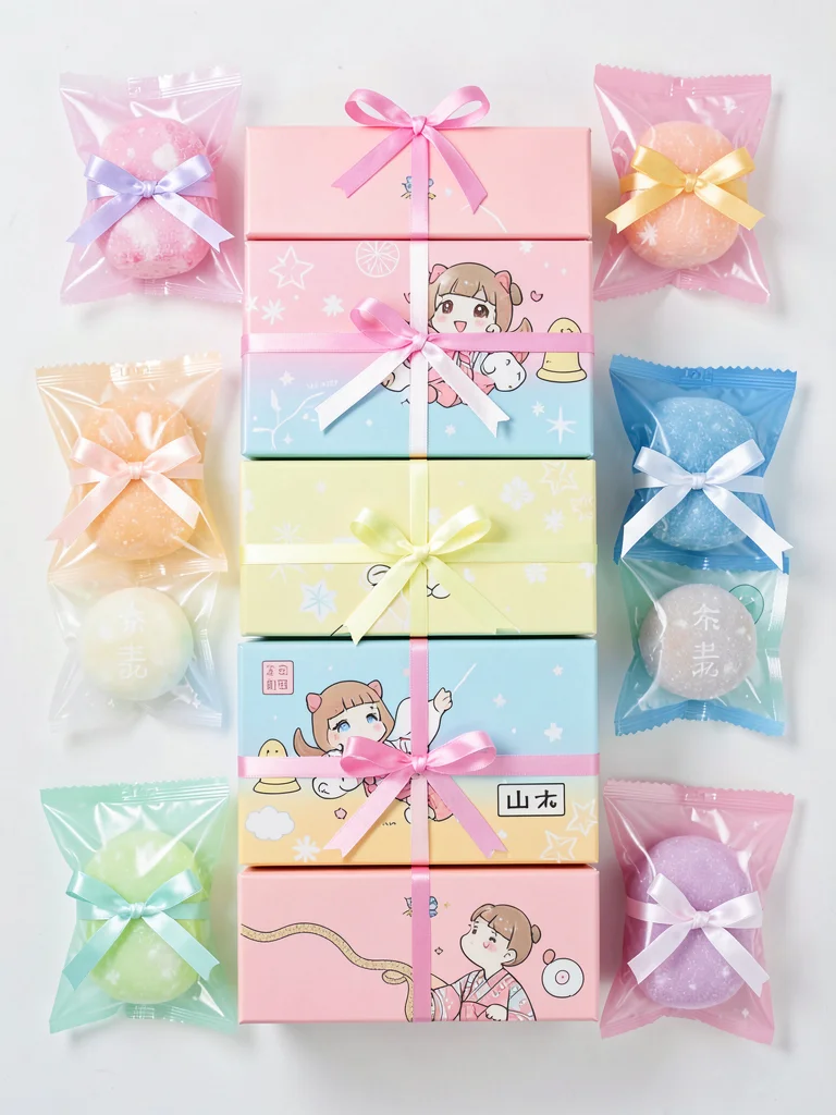 Pastel Mochi Gift Box Tower