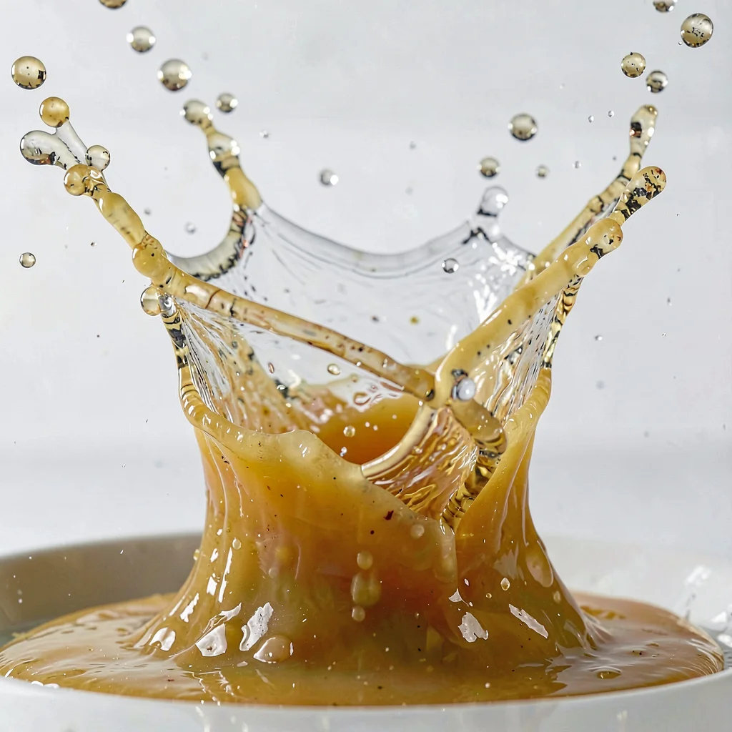 Splashing liquid food