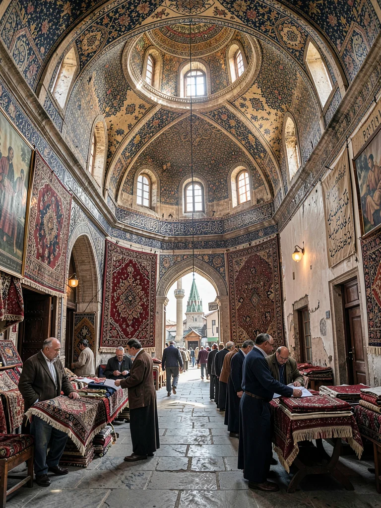 Bezistan covered market interior