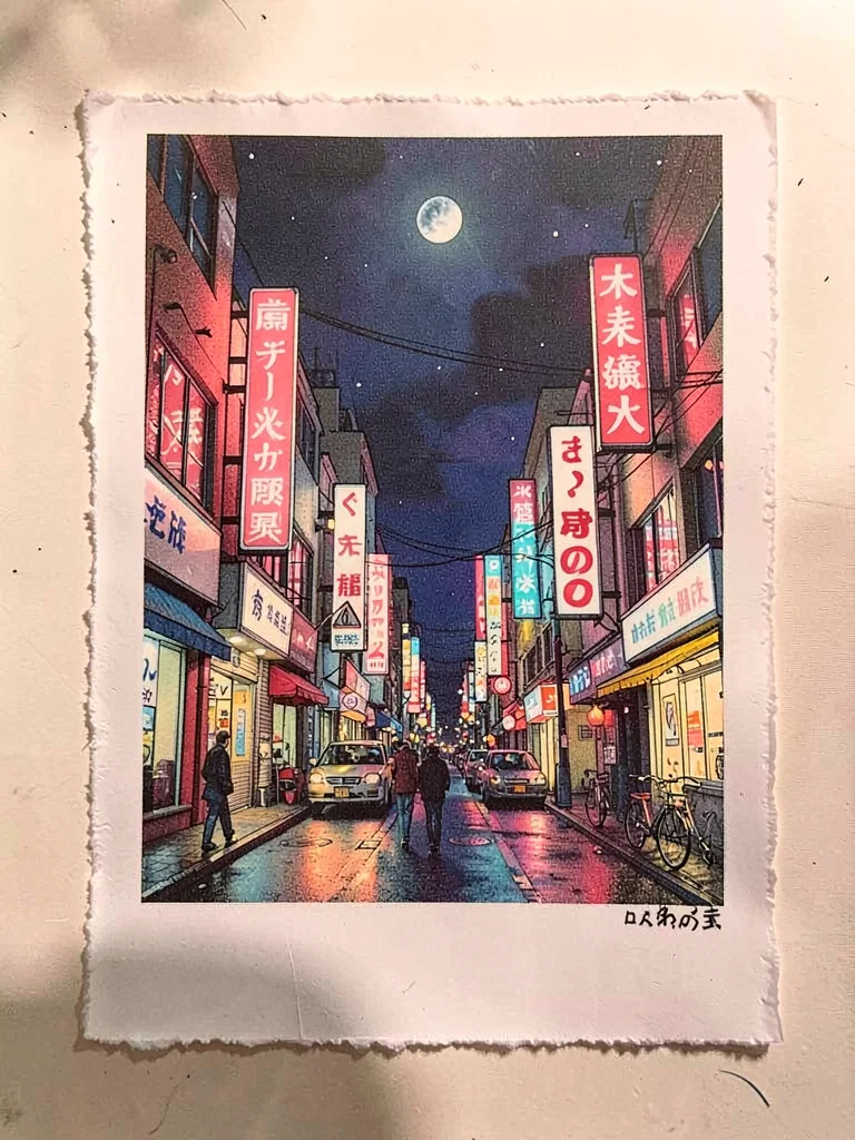 Tokyo neon street