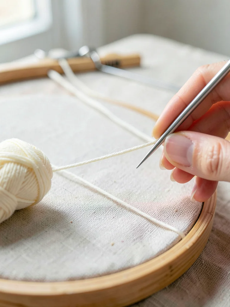 Separating Individual Strands from Ivory Floss