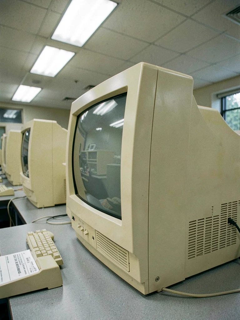 CRT Monitor Side Profile