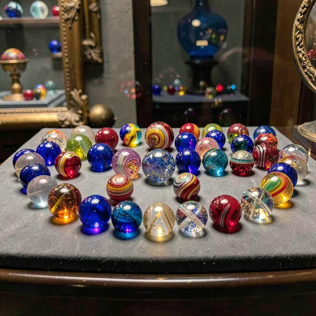 Through the lens of Venetian glass-making, molten luminosity, A jewelry display 