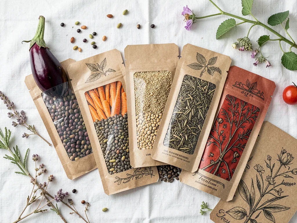 Seed Packet Color Gradient Arrangement