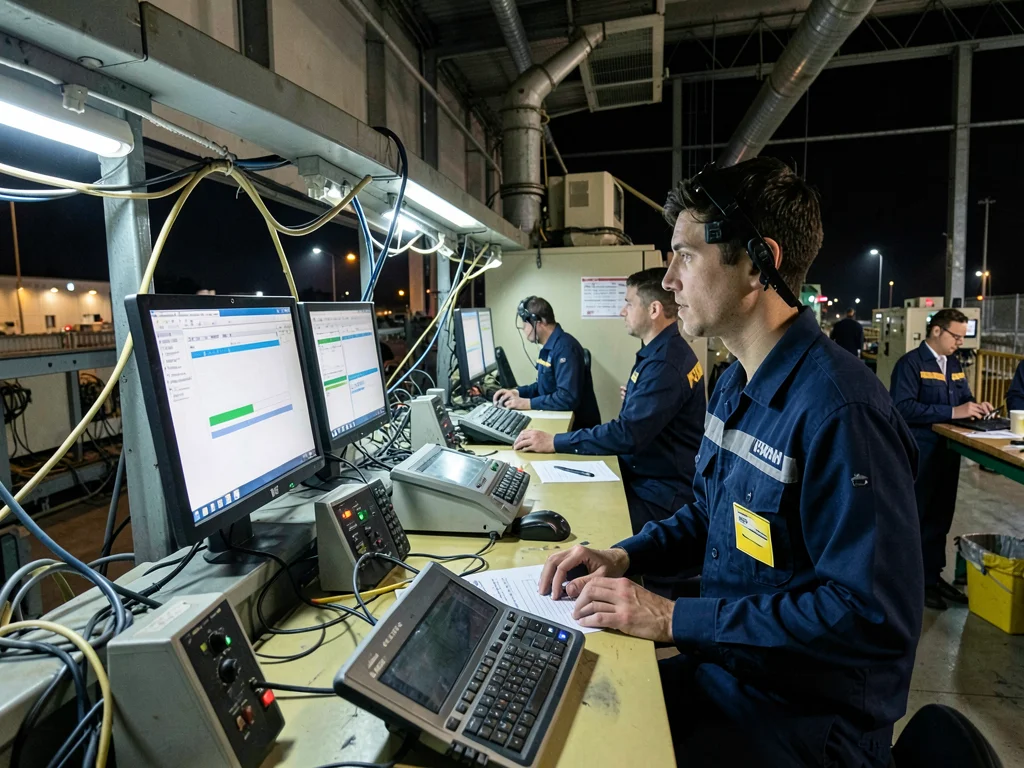 Factory night shift