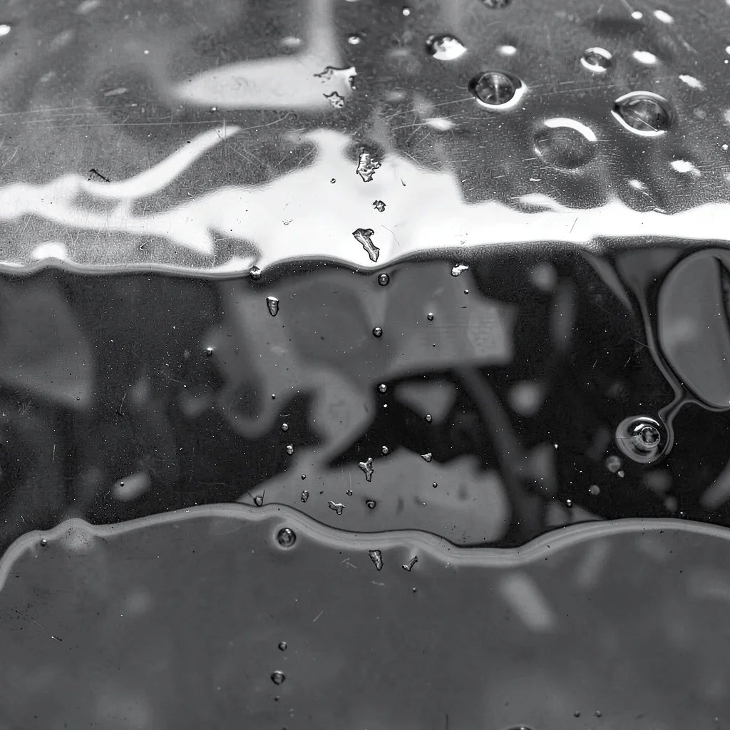 Metal surface distorted