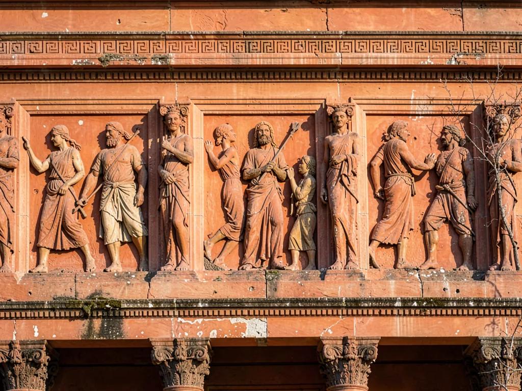 Terracotta panel historic detail