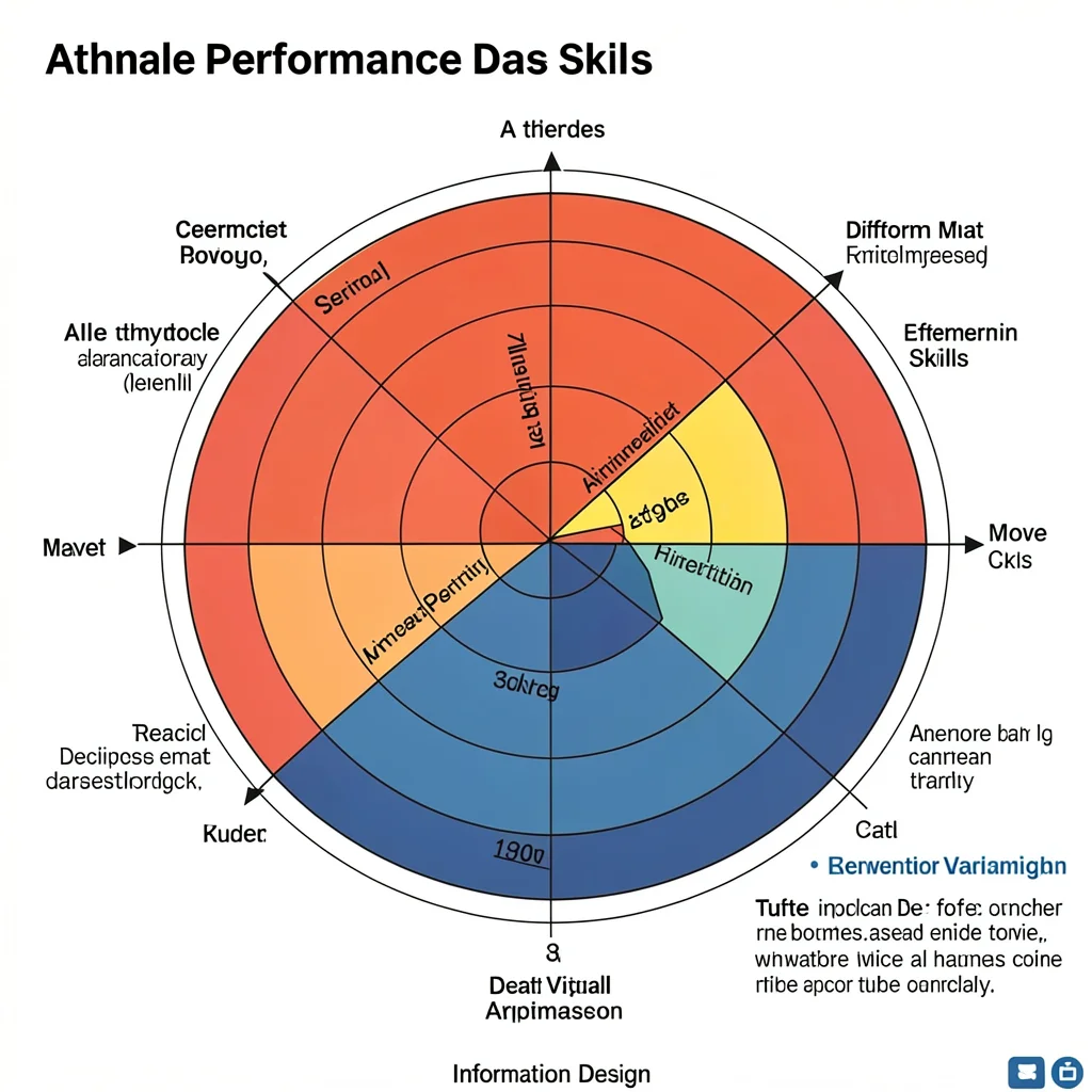 Athlete performance radar chart