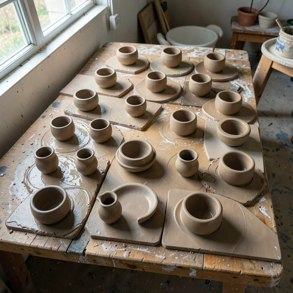Overhead Bat Boards with Drying Cups