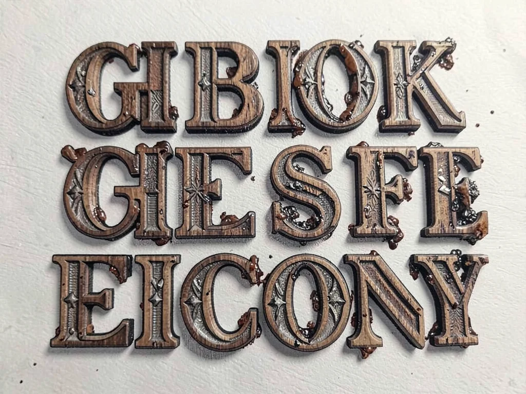 Italian style serifs