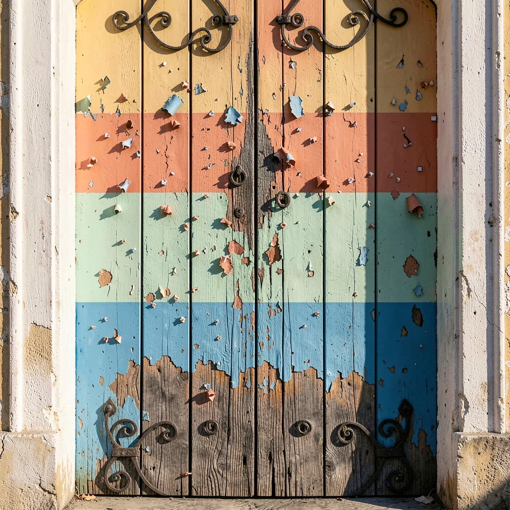 Five-Layer Paint Stratigraphy