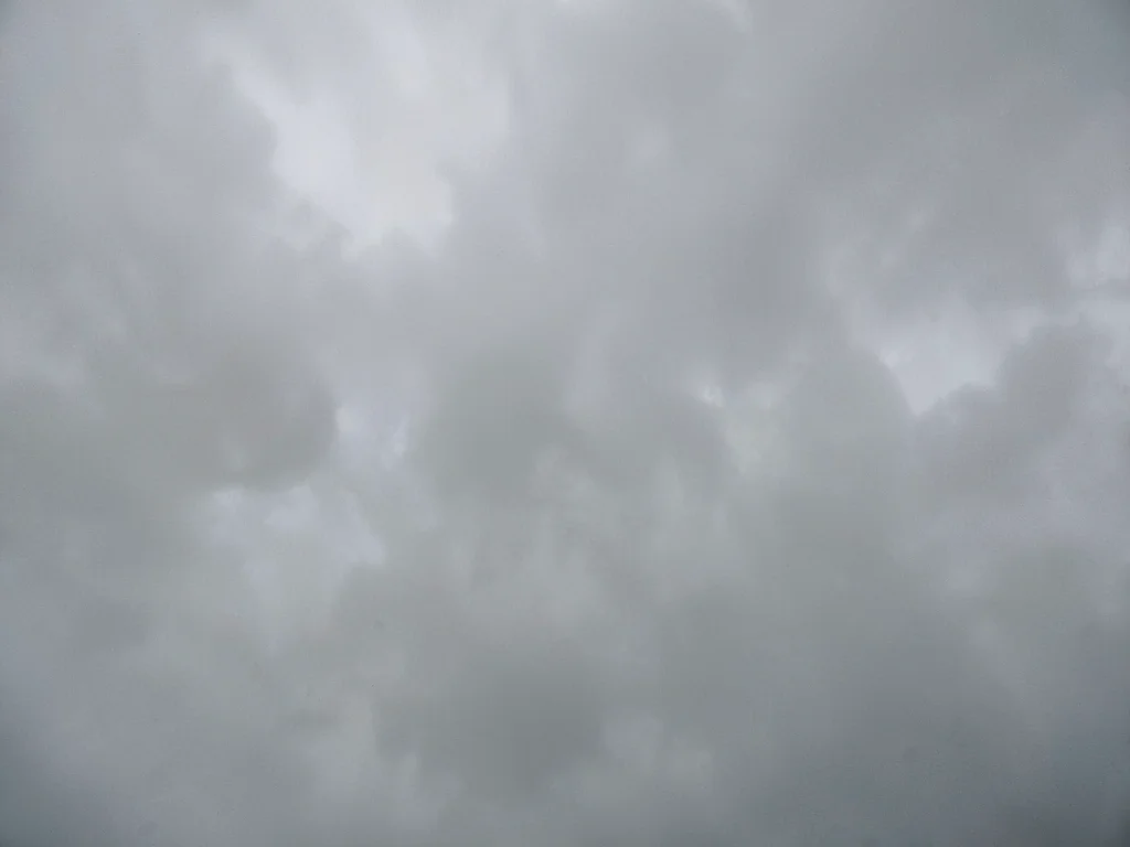 Subtle gray tonality variations within apparently uniform overcast