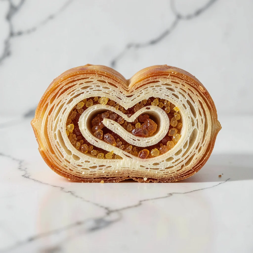 Palmier: Double-Spiral Caramel Section