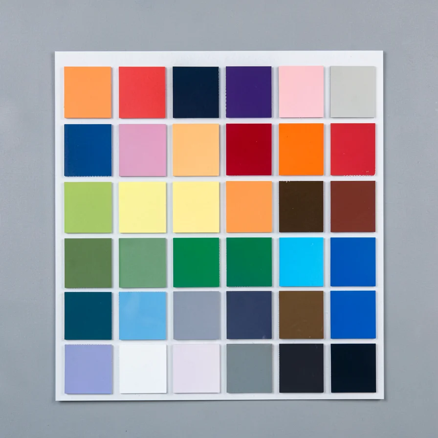36-Square Hue-Saturation Chip Grid
