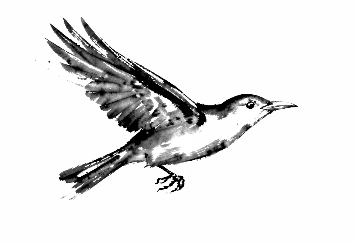 Bird flight single stroke