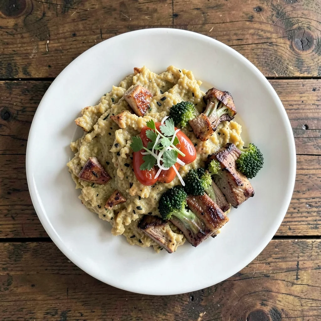 Food plate overhead