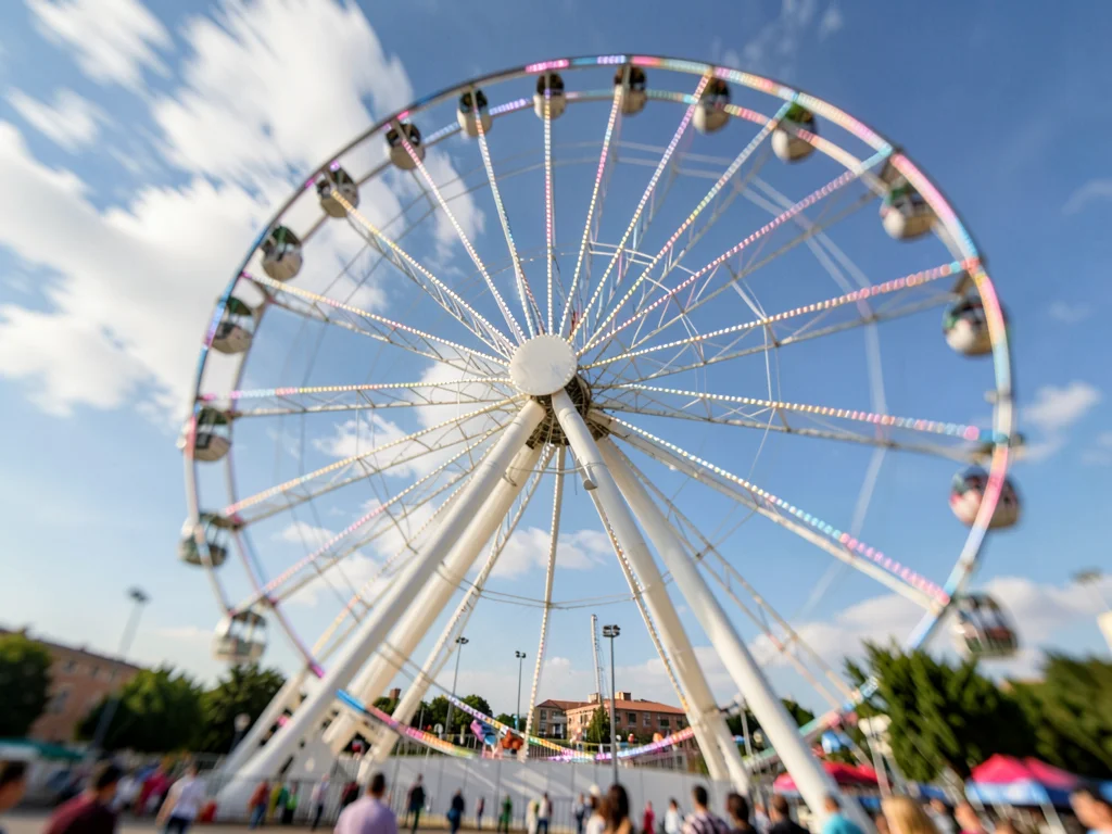 Ferris wheel blur