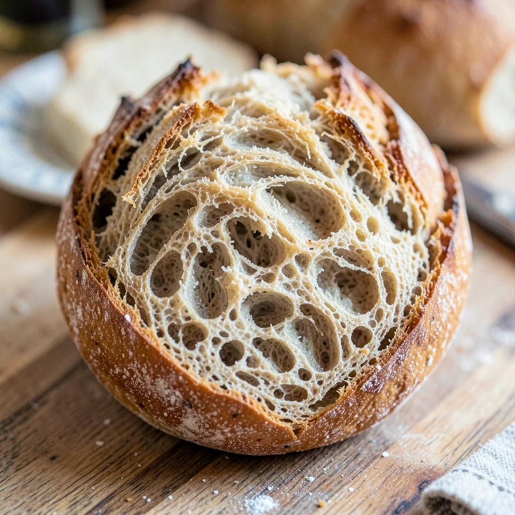 Bread crust texture