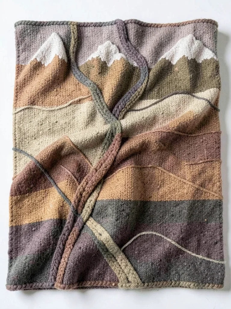Ridge Folds — Knitted Topo Fabric Folded