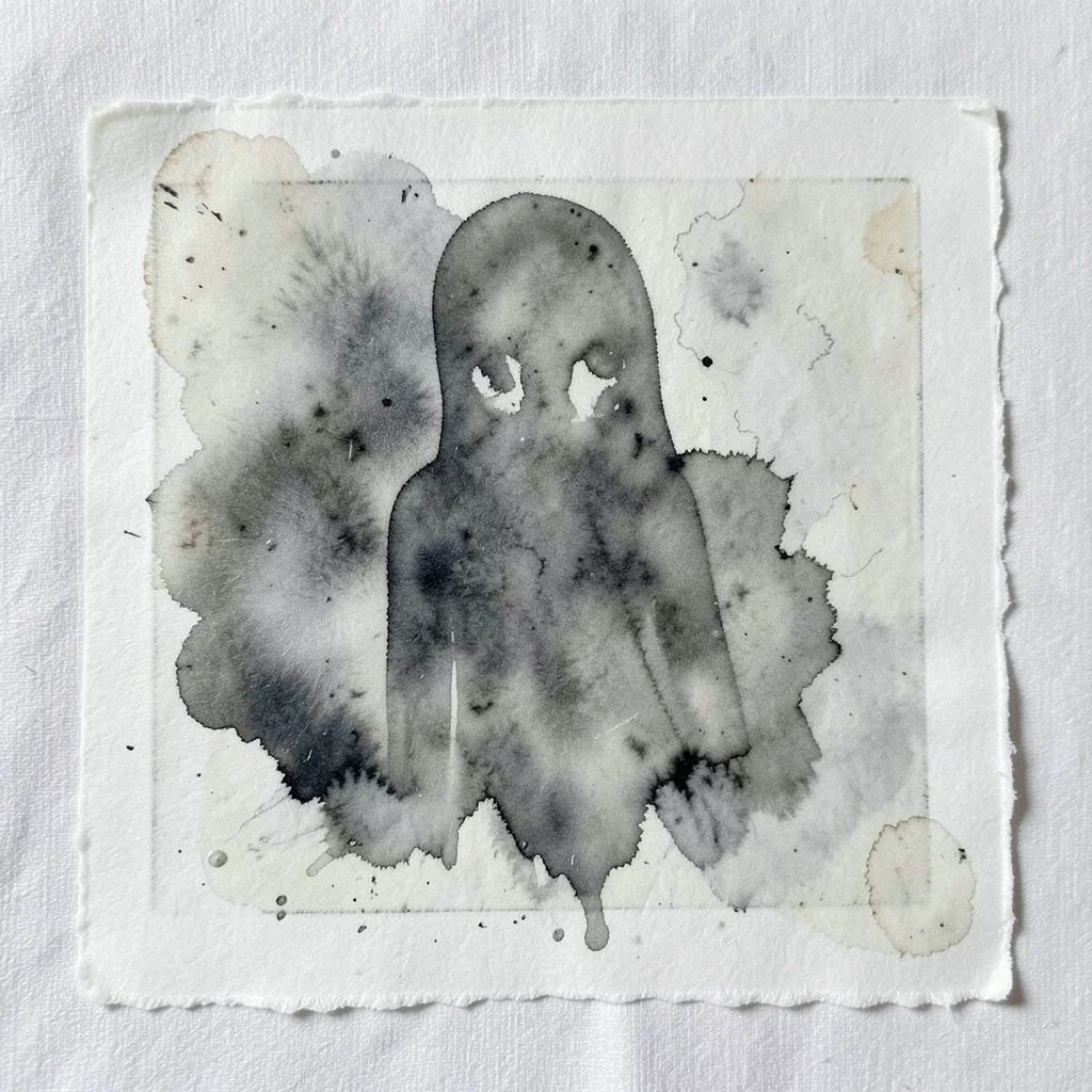 Monoprint plate cleaning rag, accumulated color from wiping inked plates, uninte