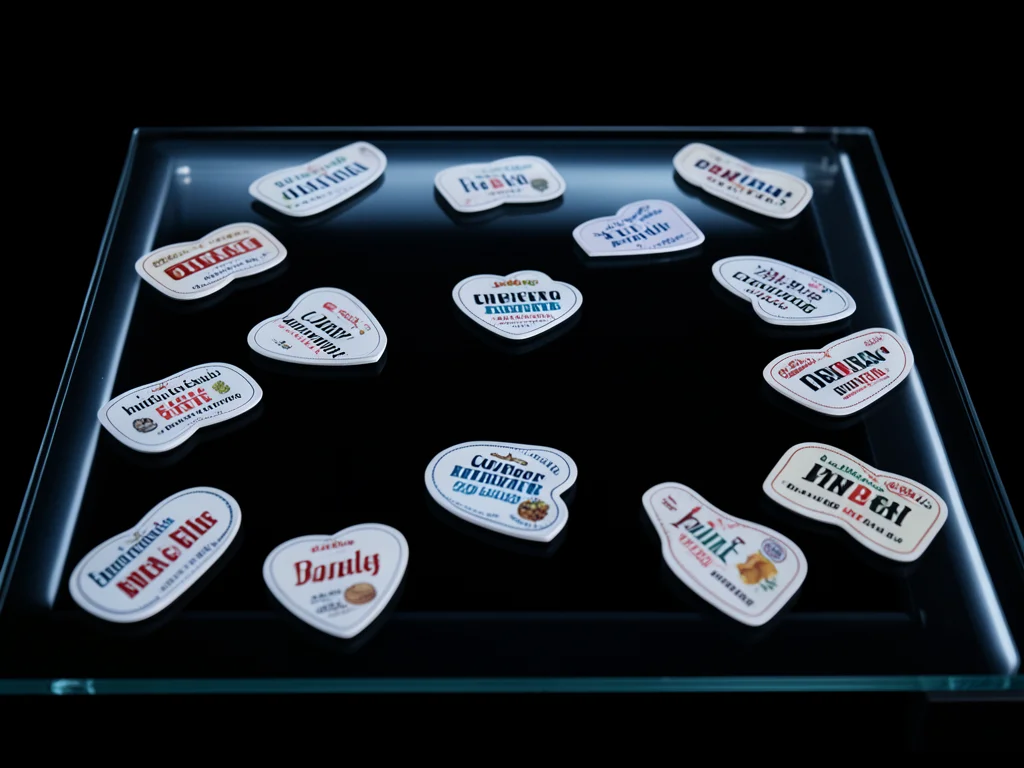 A collection of fortune cookie fortunes spread randomly across the scanner glass