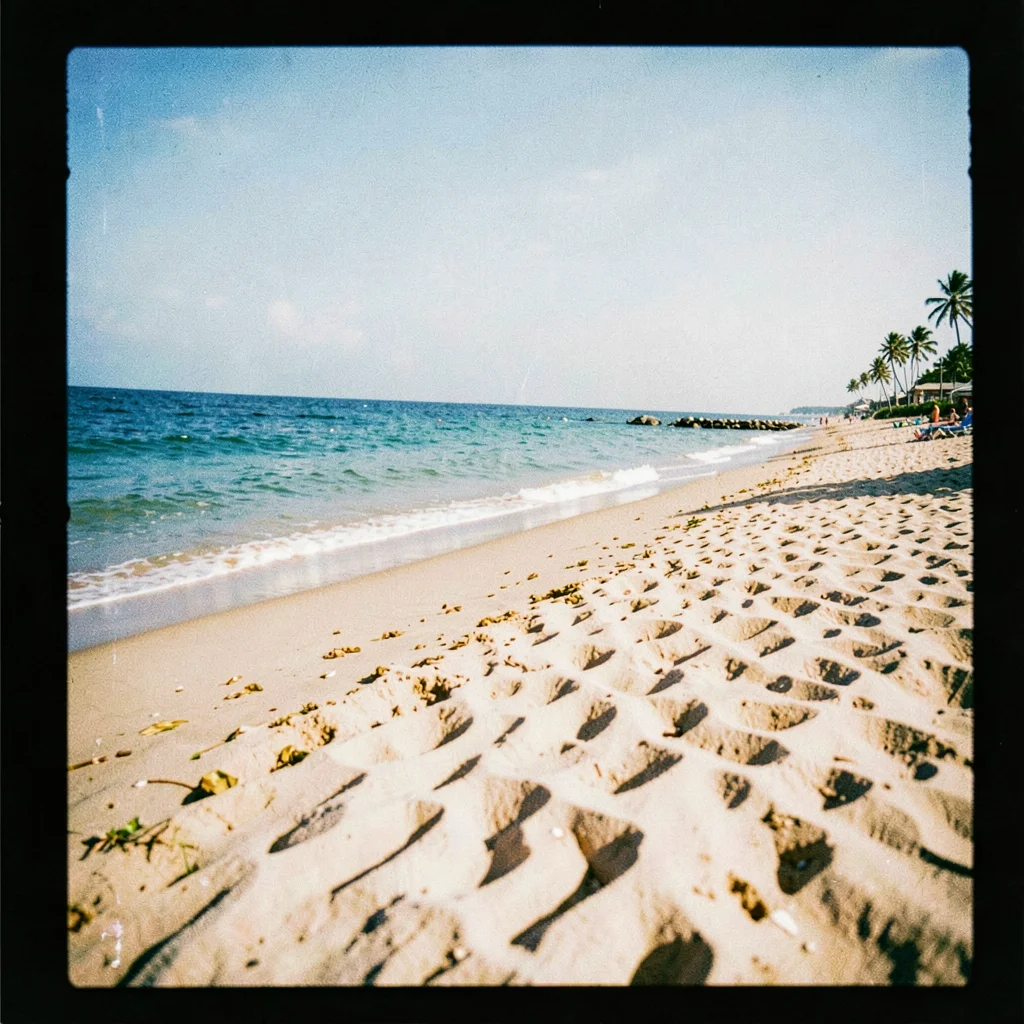 Beach instant film