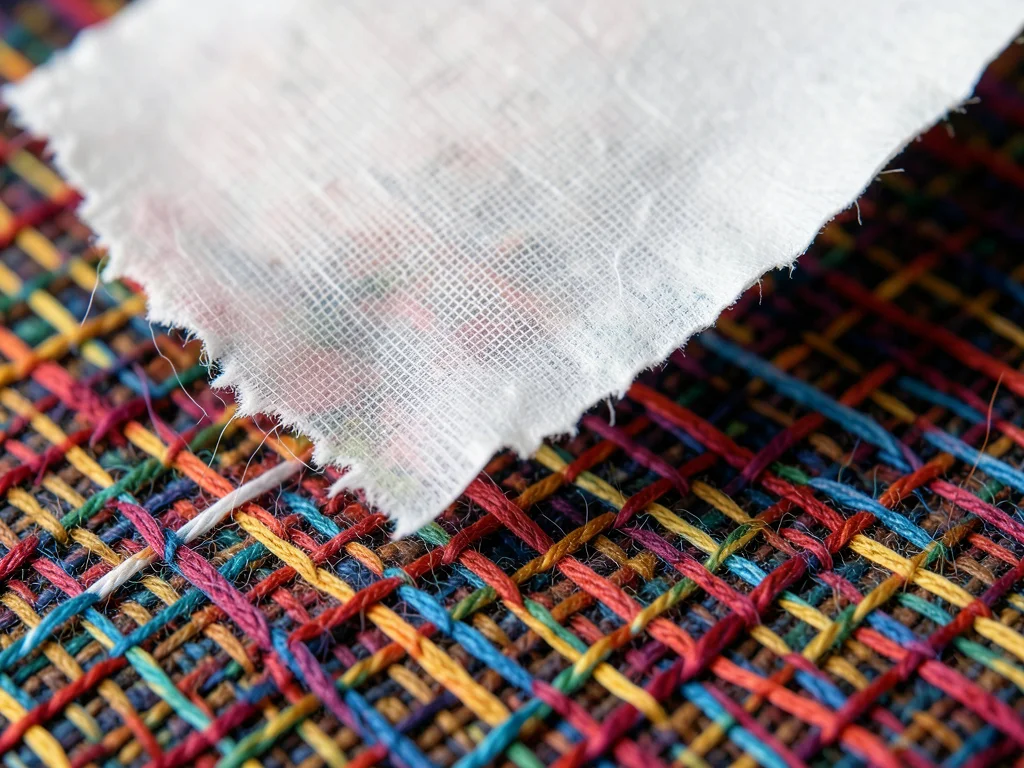 Wet paper sheet being lifted from mold, translucent fiber mat with deckle edge