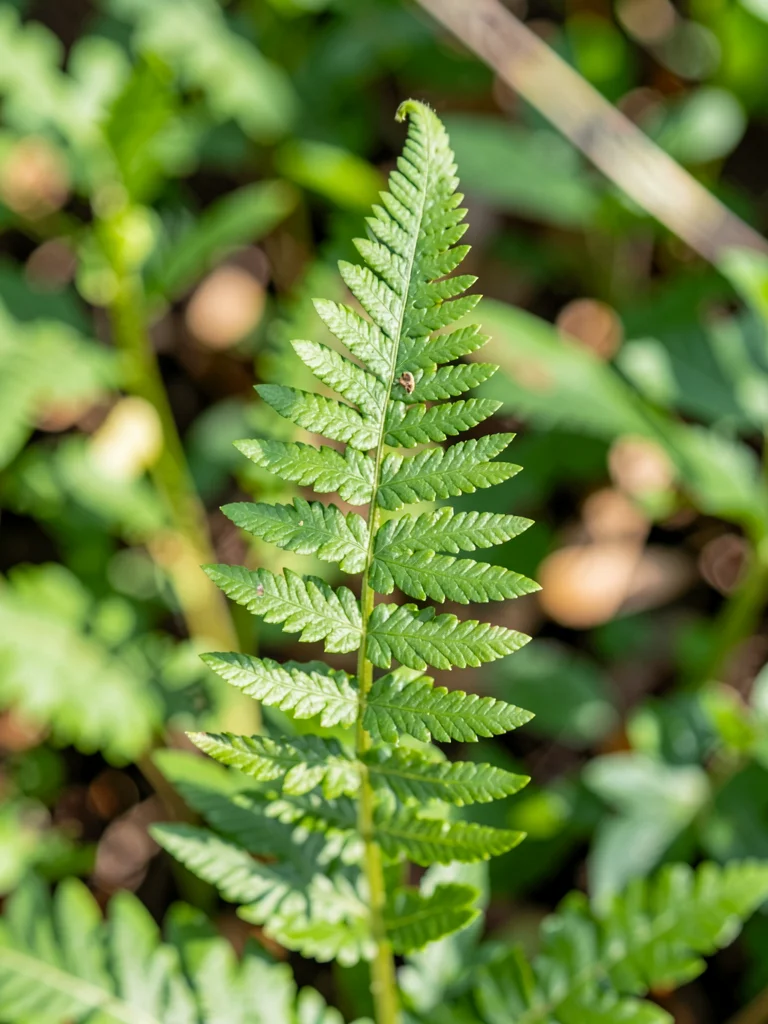 Fern frond unfurling