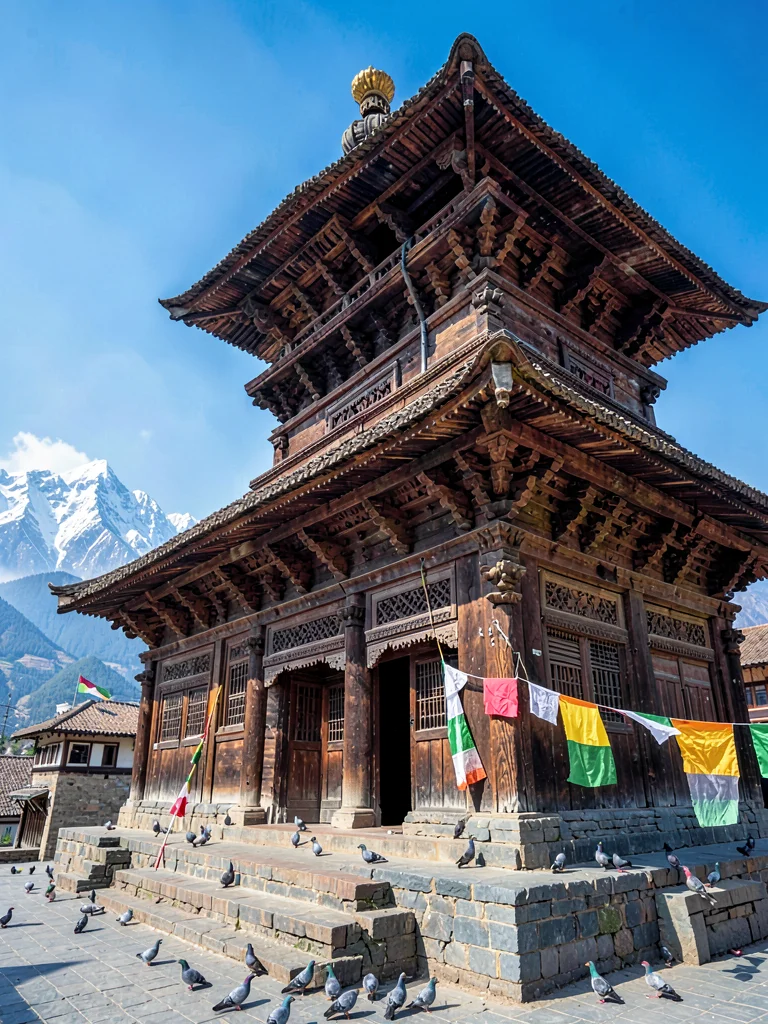 Durbar Square temple detail