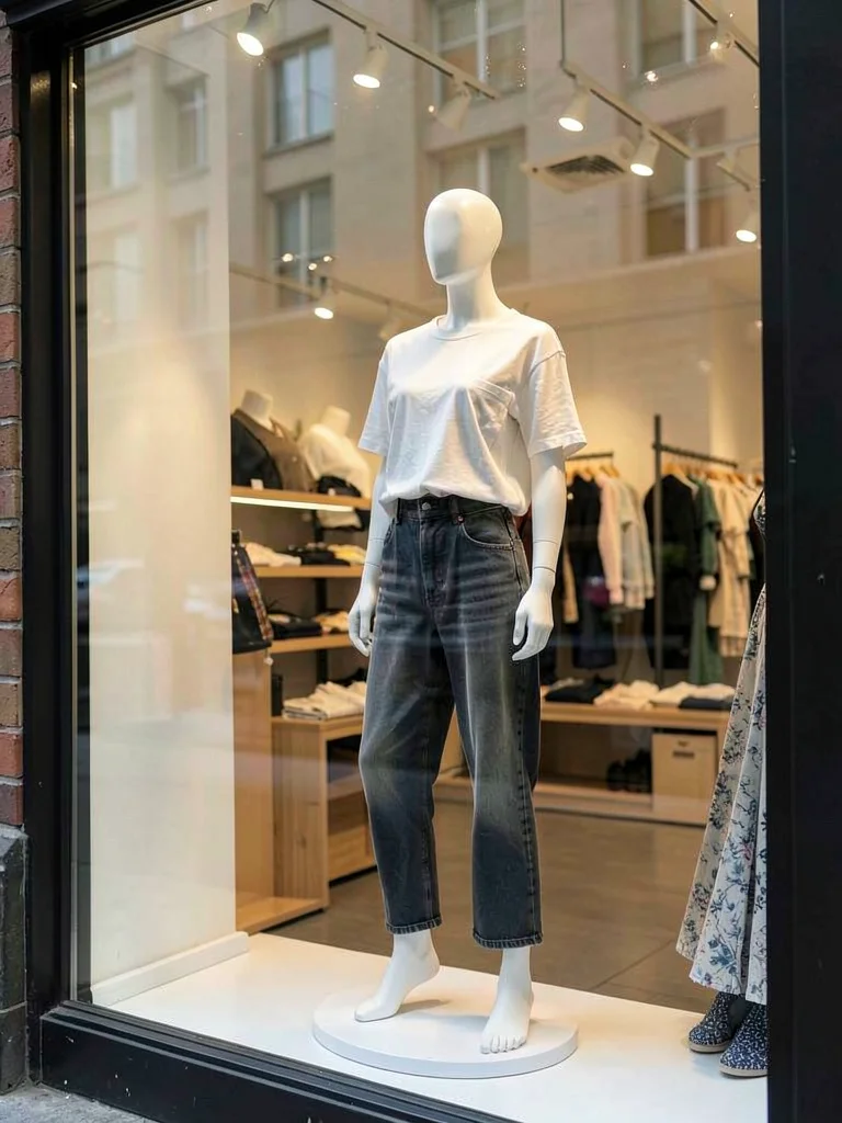 Shop window mannequin