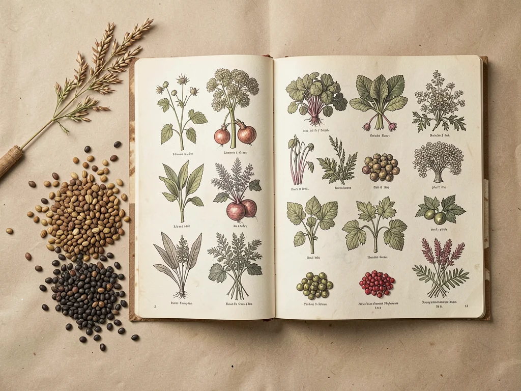 Vintage Seed Catalog Botanical Plates