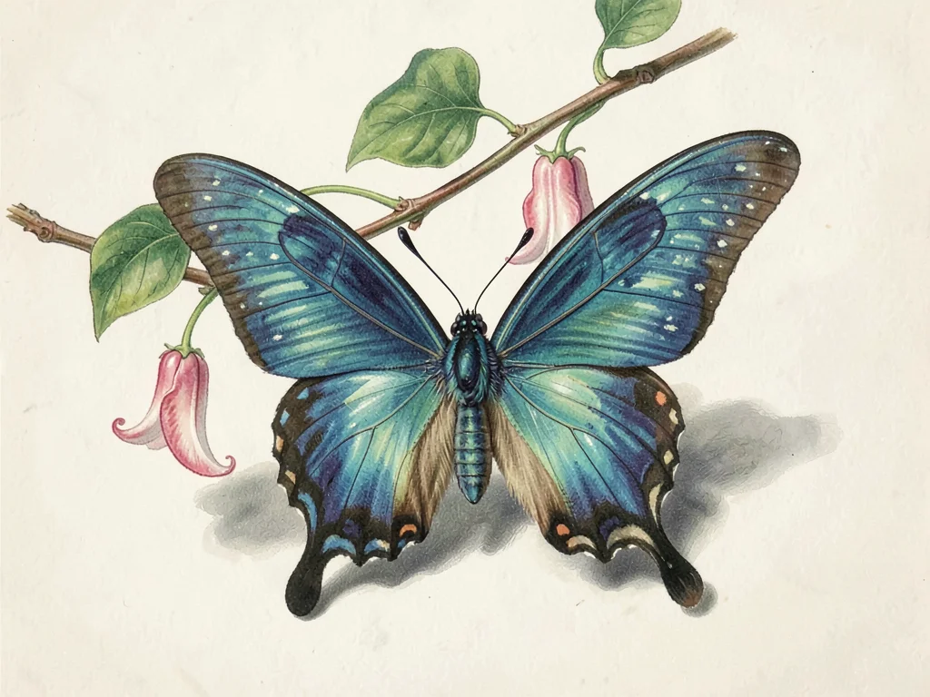Common Birdwing and Aristolochia Vine