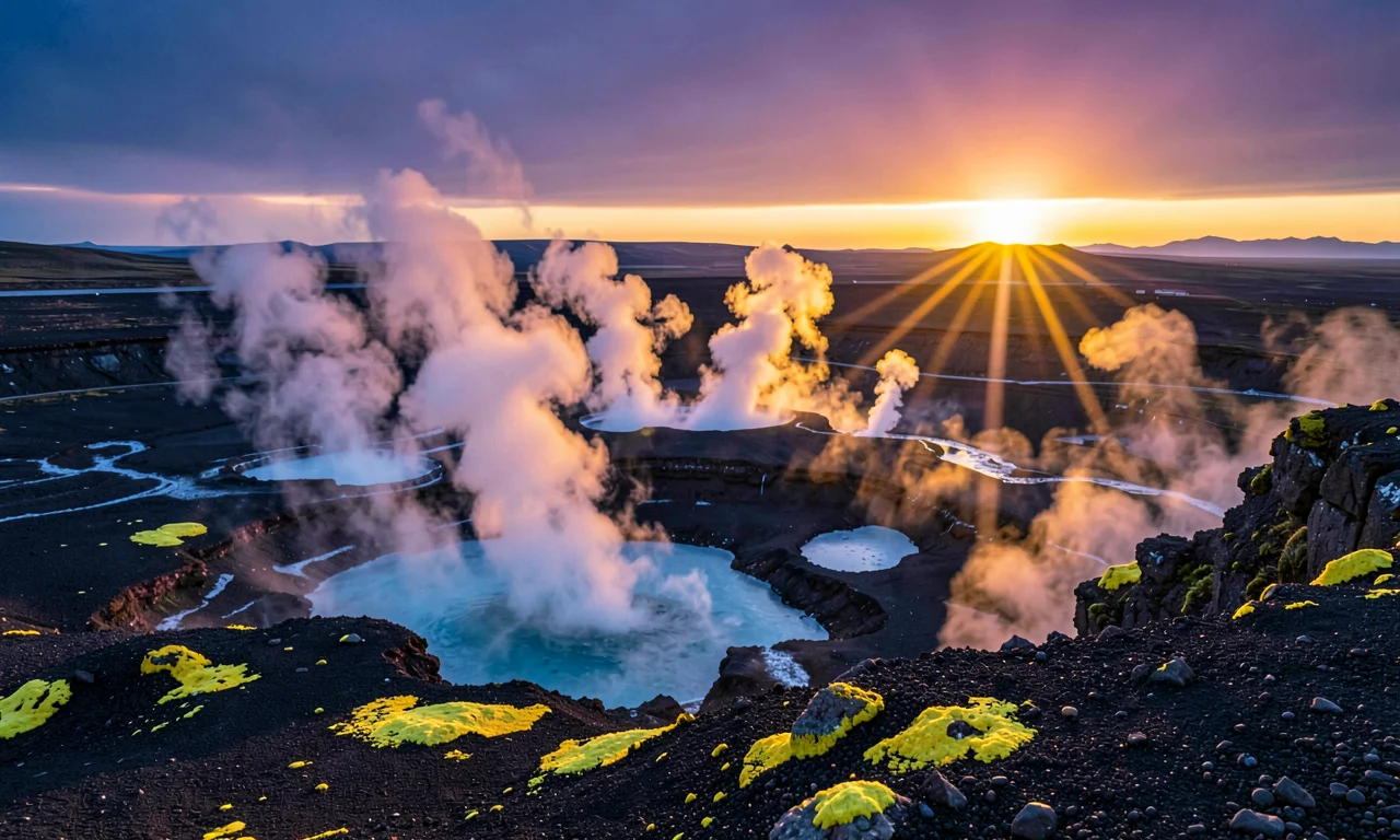 Geothermal Rave at Dawn