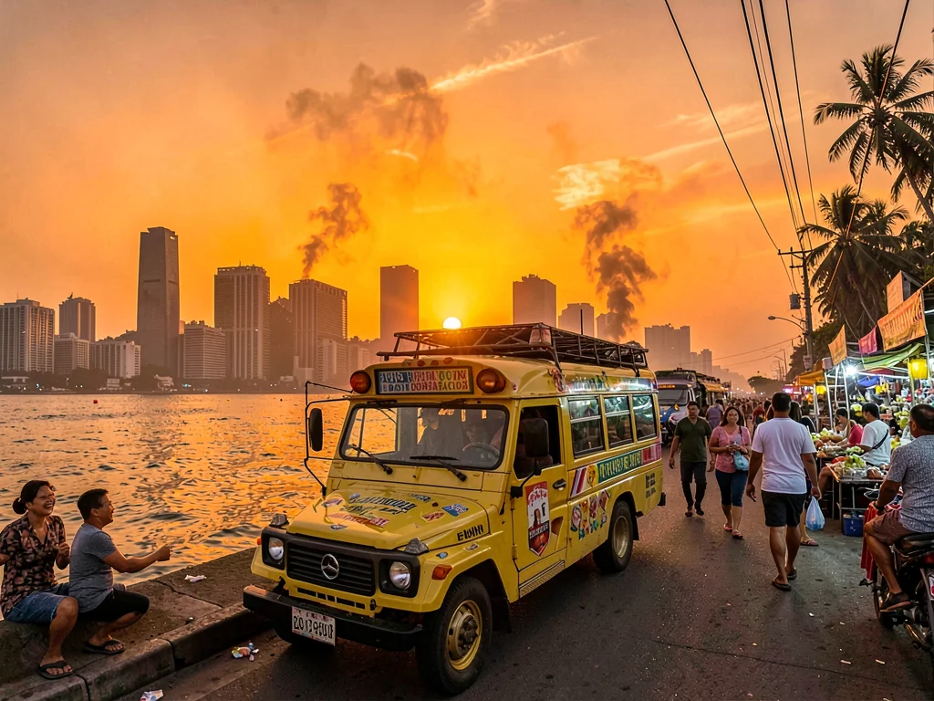 Manila Bay sunset walk