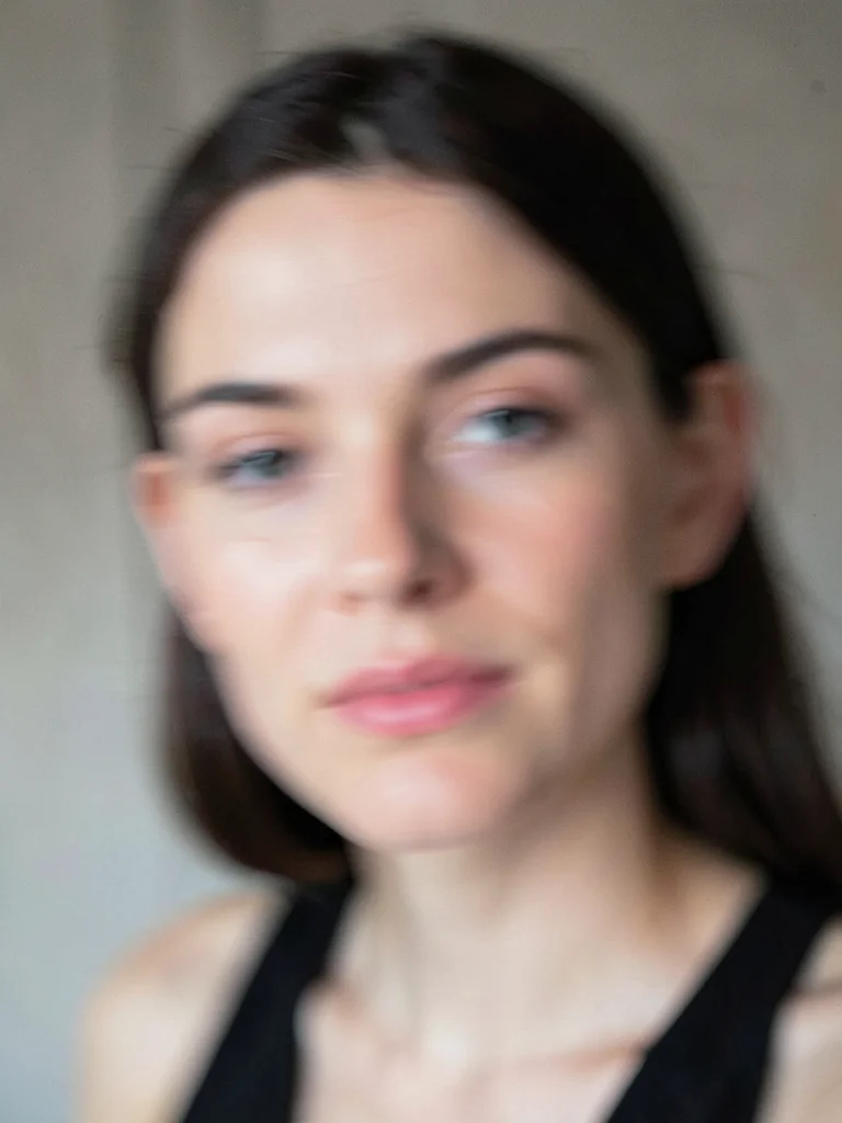 Portrait movement blur