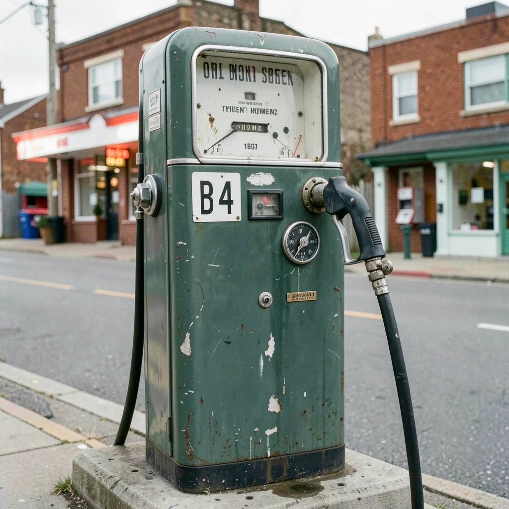 Gas pump vintage