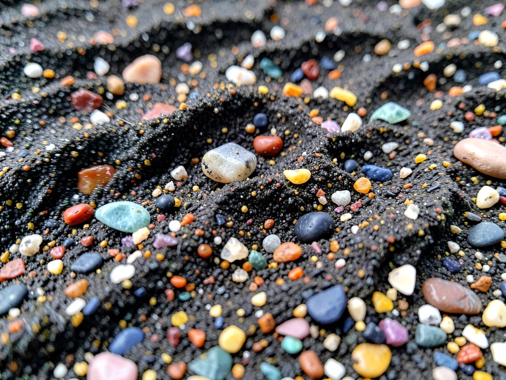 Sand ripple at grain level showing mechanism