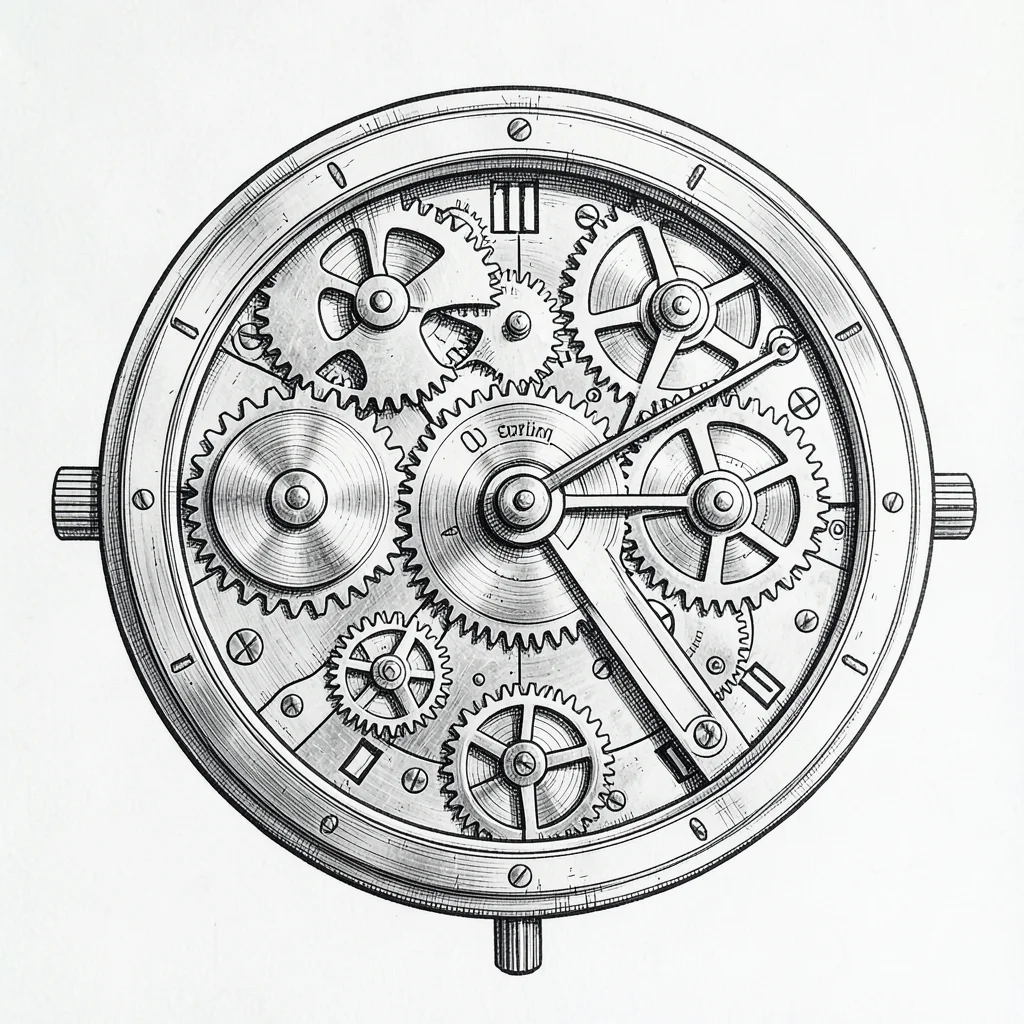 Clock mechanism technical