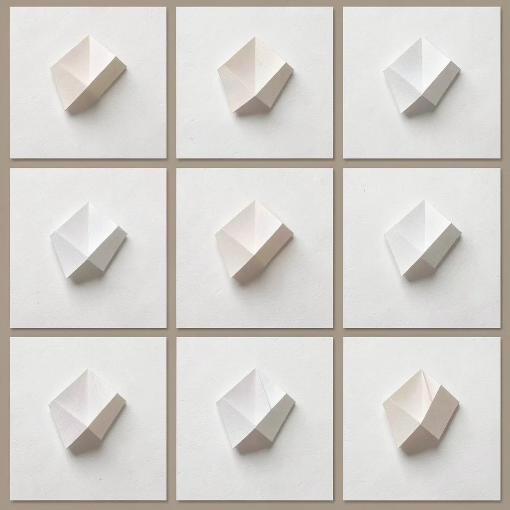 Tidy 4x3 panel grid of twelve abstract event tiles, each carrying a different fo