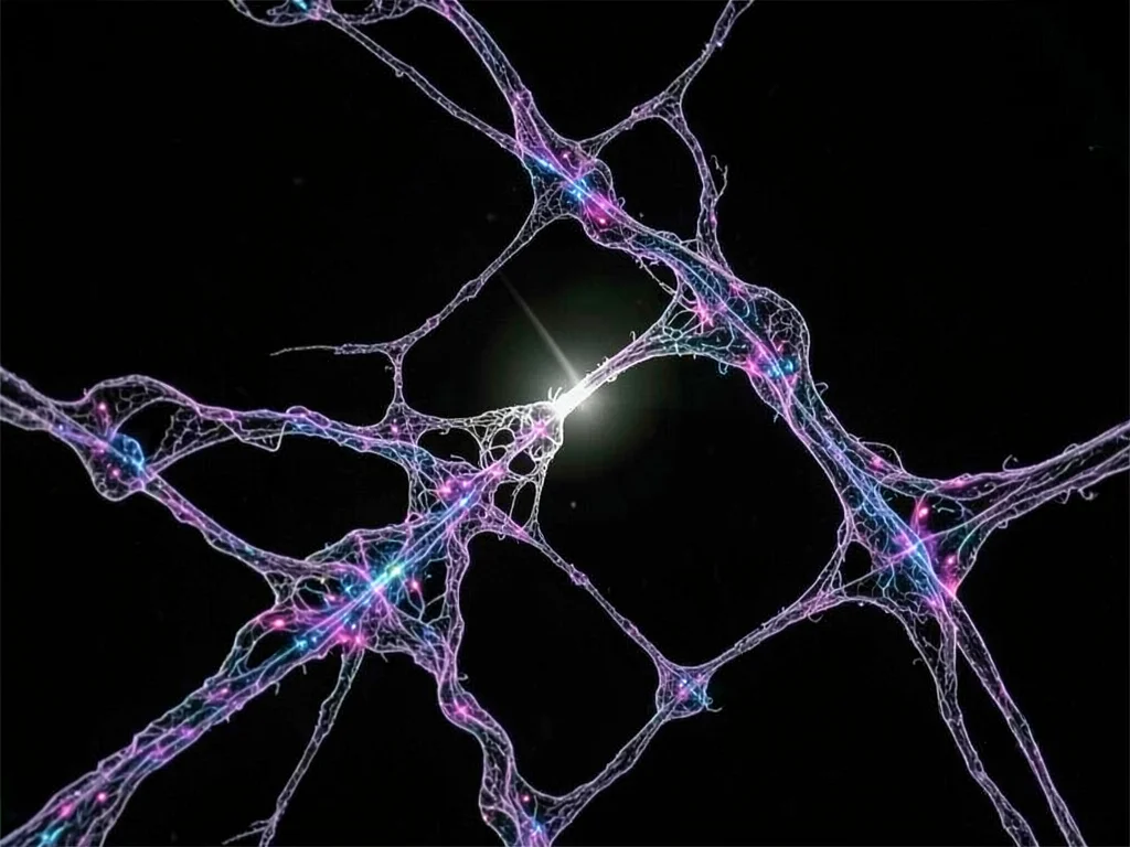 Ferrofluid forming fractal tendrils reaching toward sound source