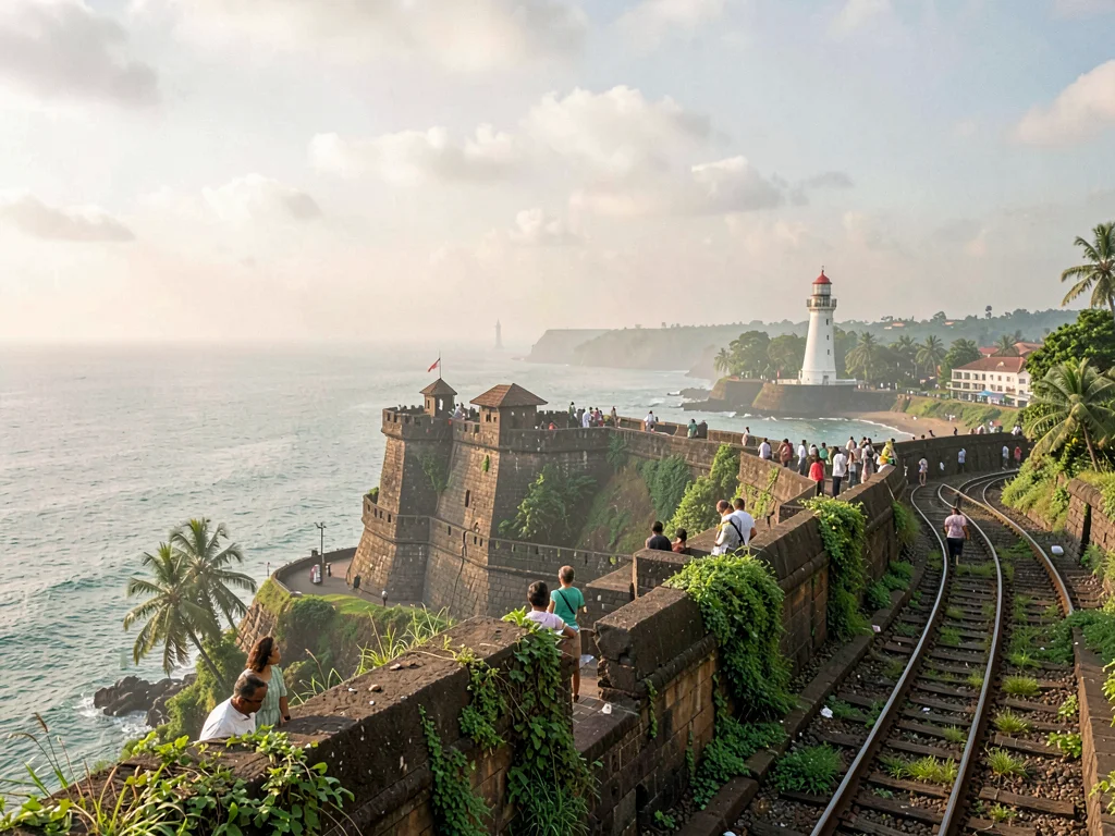 Galle Fort rampart view
